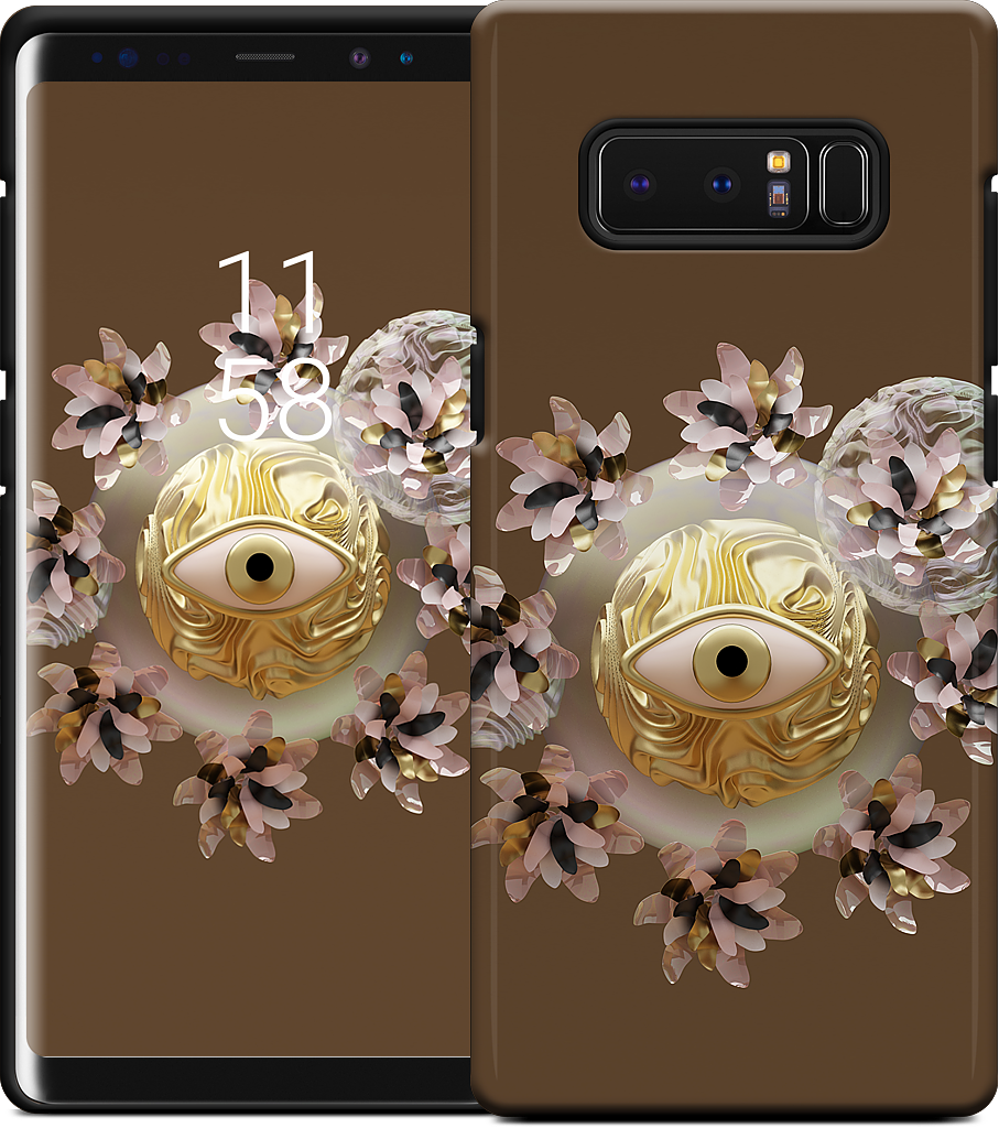 Golden Flowers Samsung Case