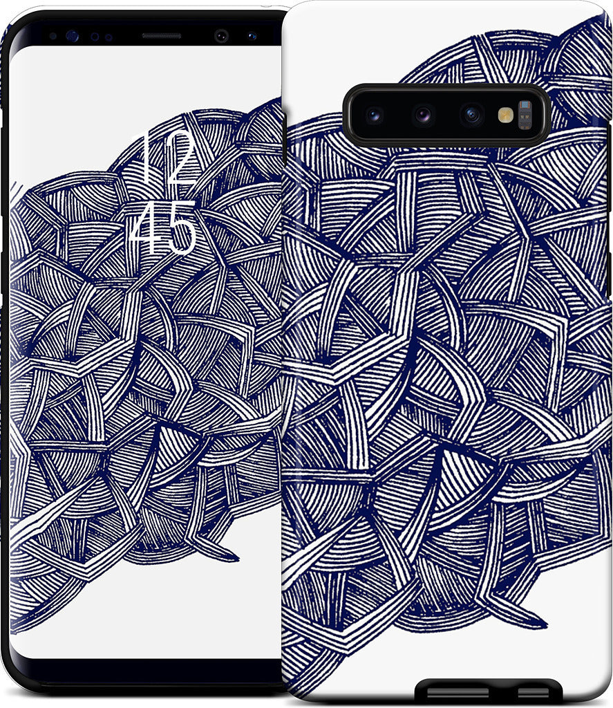 blue lines Samsung Case