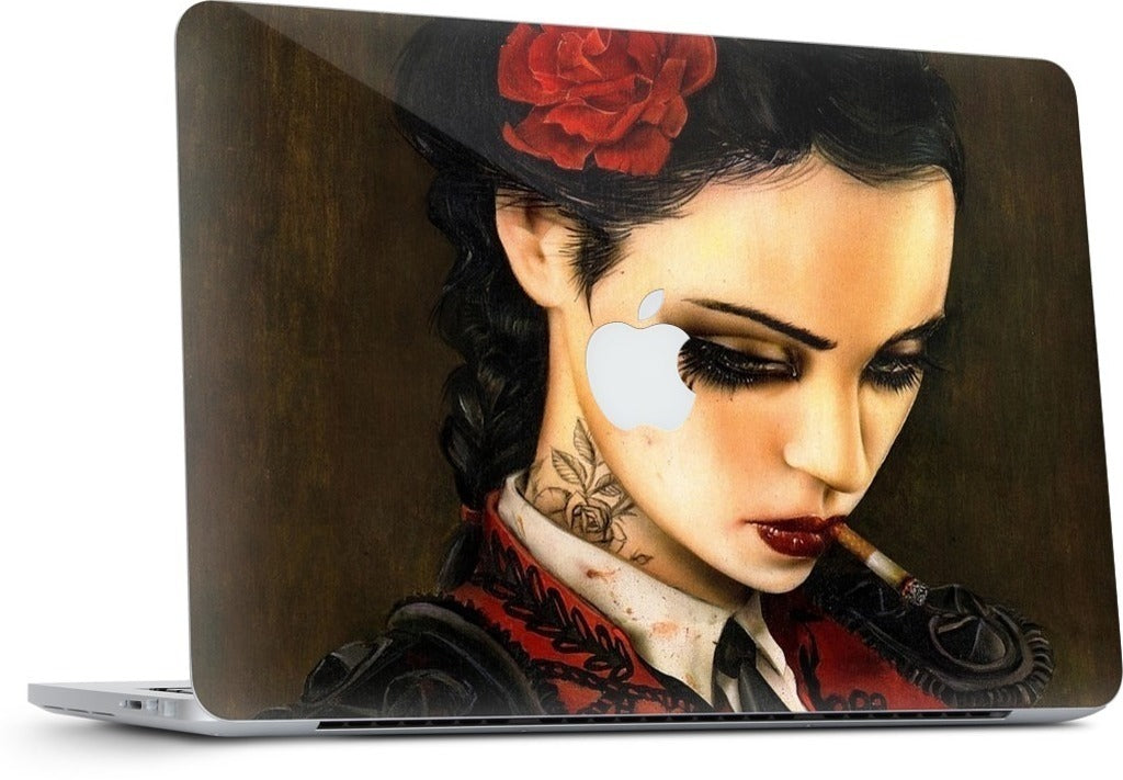 Bull Fight Her MacBook Skin