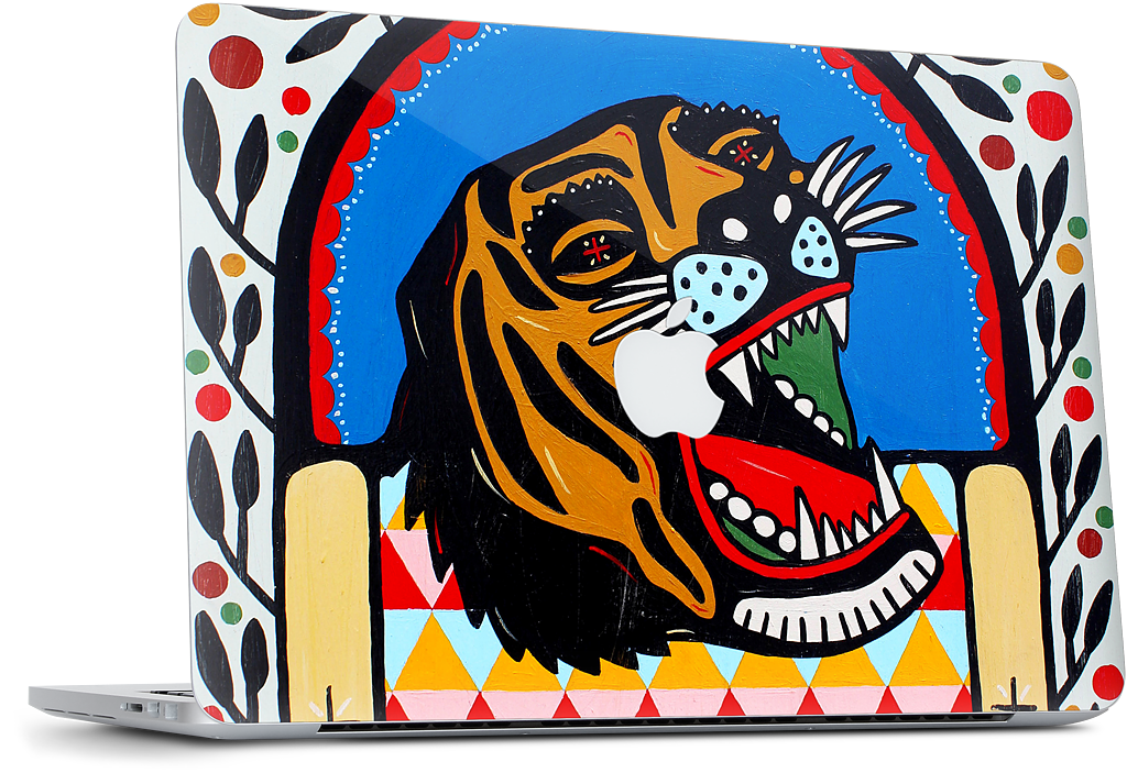 Tiger Coffin MacBook Skin
