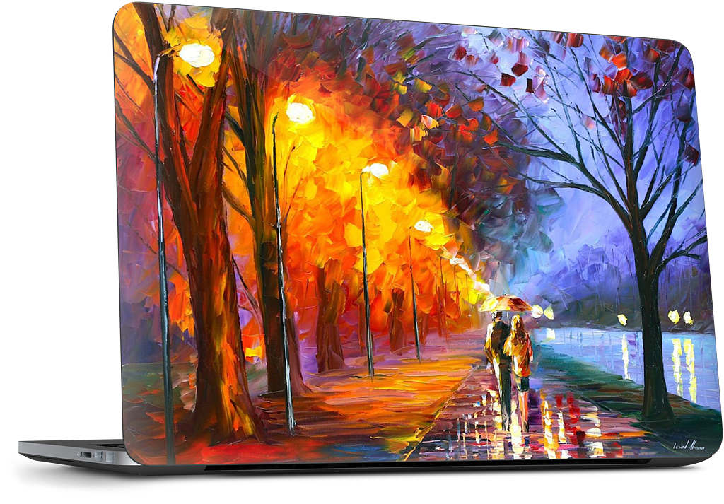 ALLEY BY THE LAKE by Leonid Afremov Dell Laptop Skin
