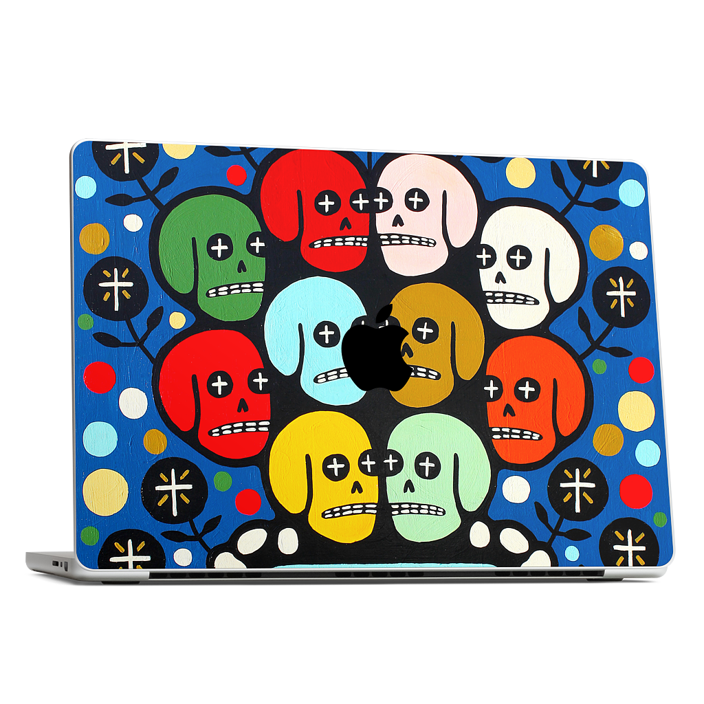 The Many Colors Of Death MacBook Skin