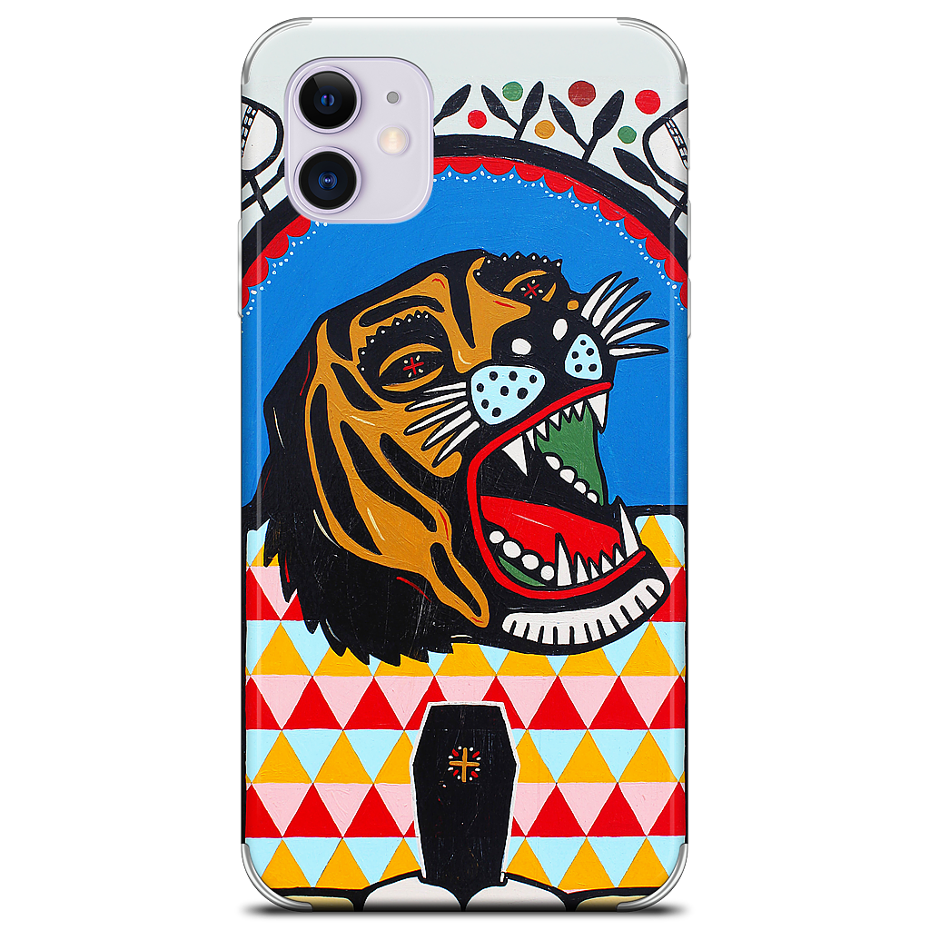 Tiger Coffin iPhone Skin