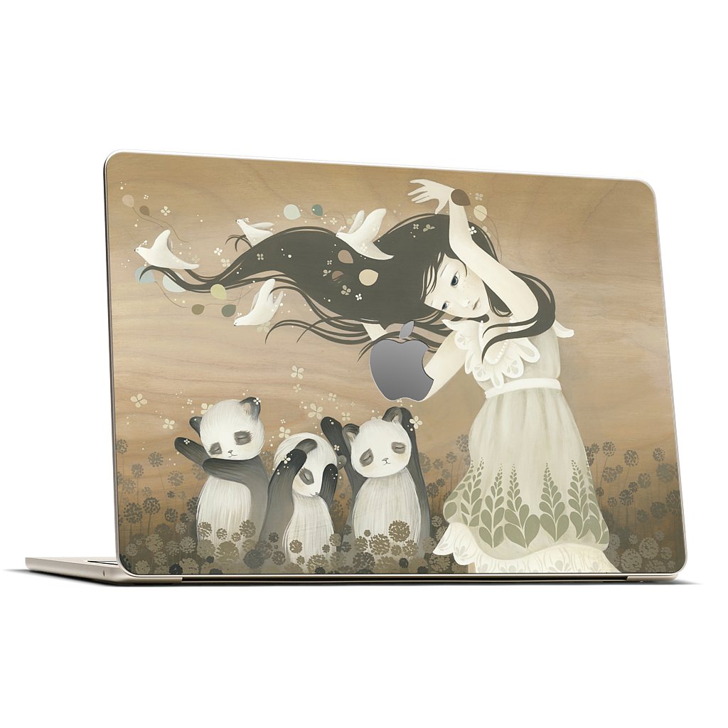Leave The Hair And Go Free MacBook Skin