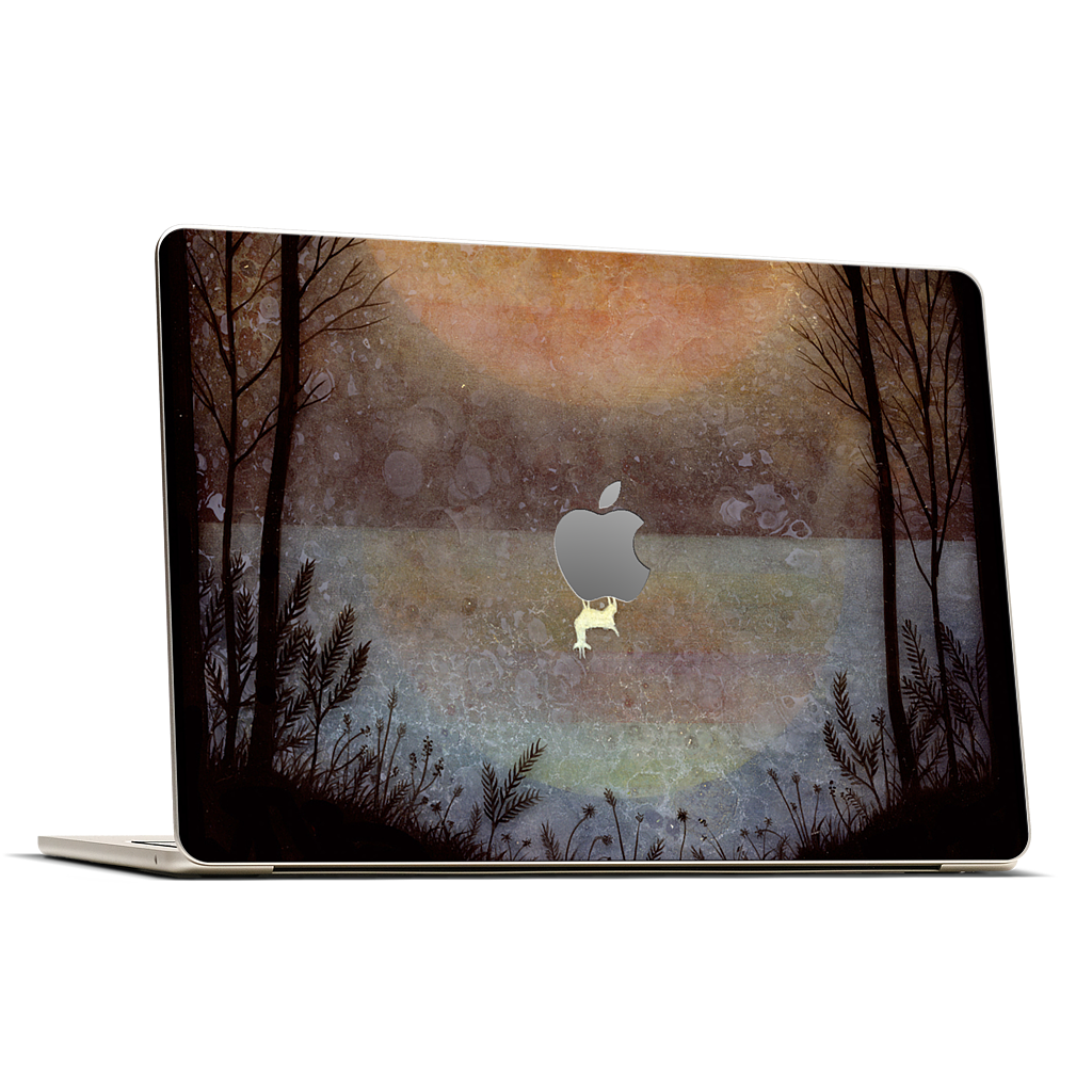 A Placid Pause MacBook Skin
