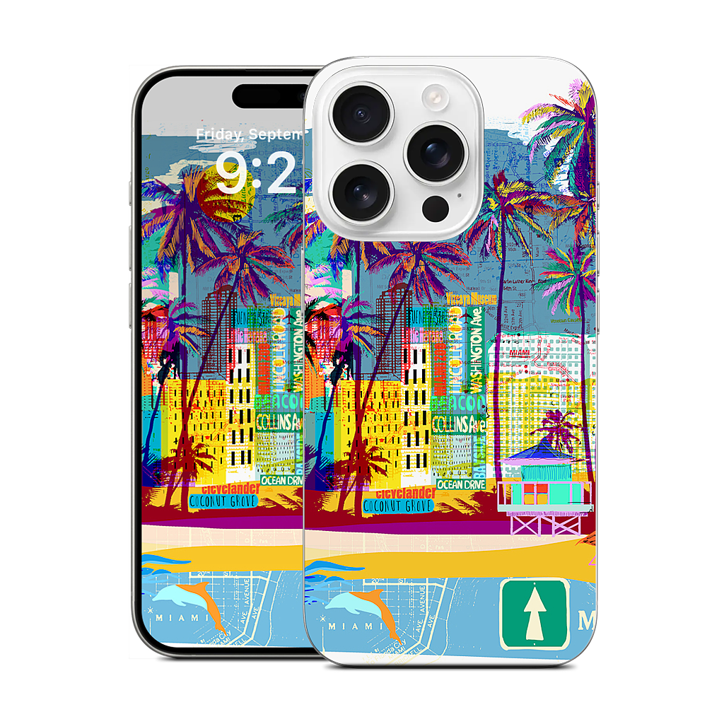 Miami iPhone Skin
