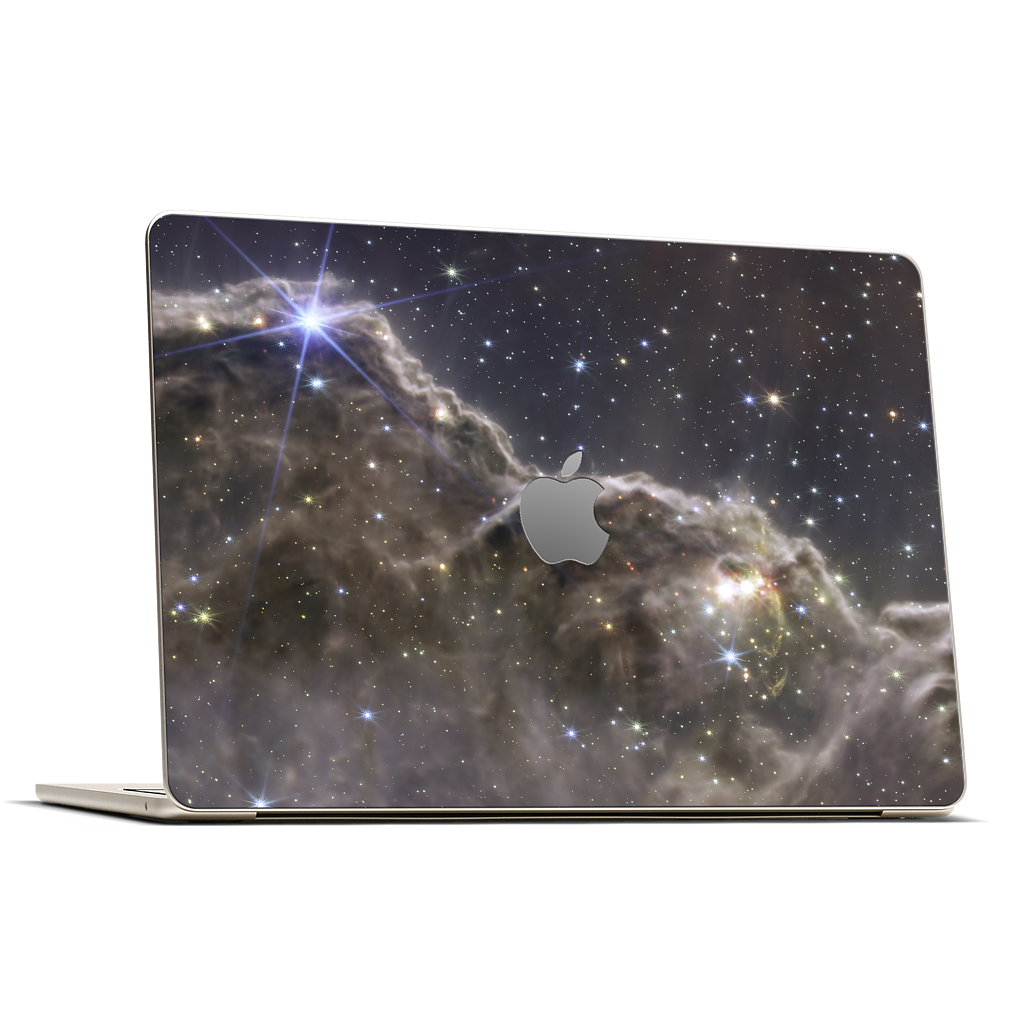 Cosmic Cliffs of Carina (MIRI and NIRCam Image) MacBook Skin