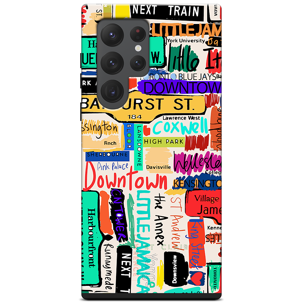 Toronto words Samsung Case