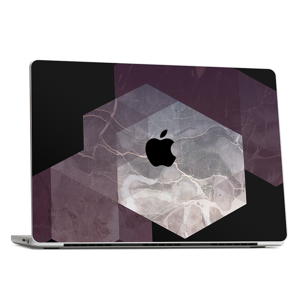 Marble Geometry MacBook Skin
