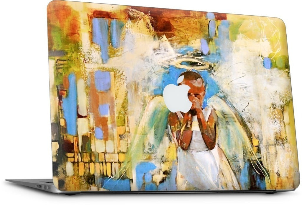 Shy Angel MacBook Skin