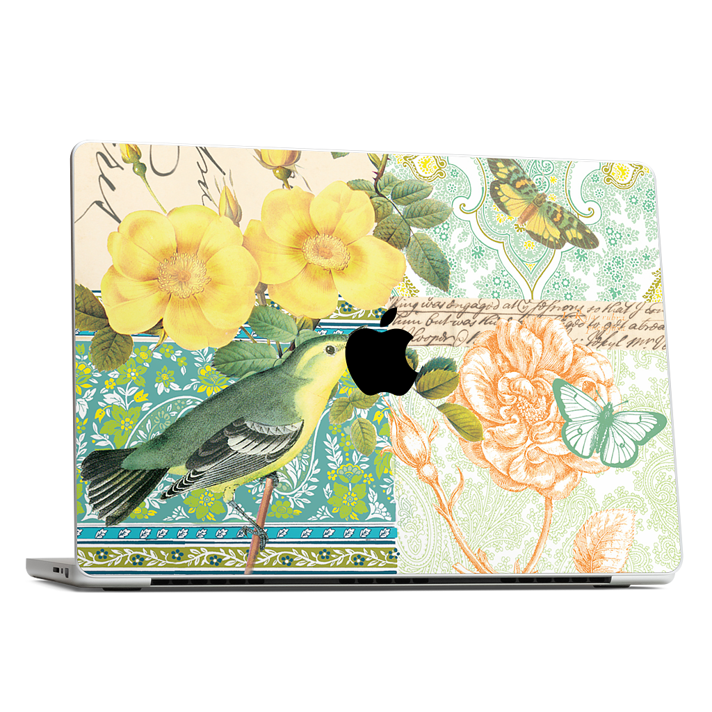 Yellow Bird MacBook Skin