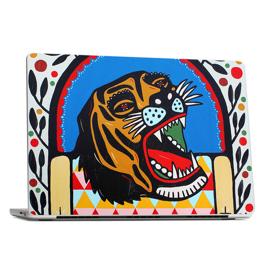 Tiger Coffin MacBook Skin
