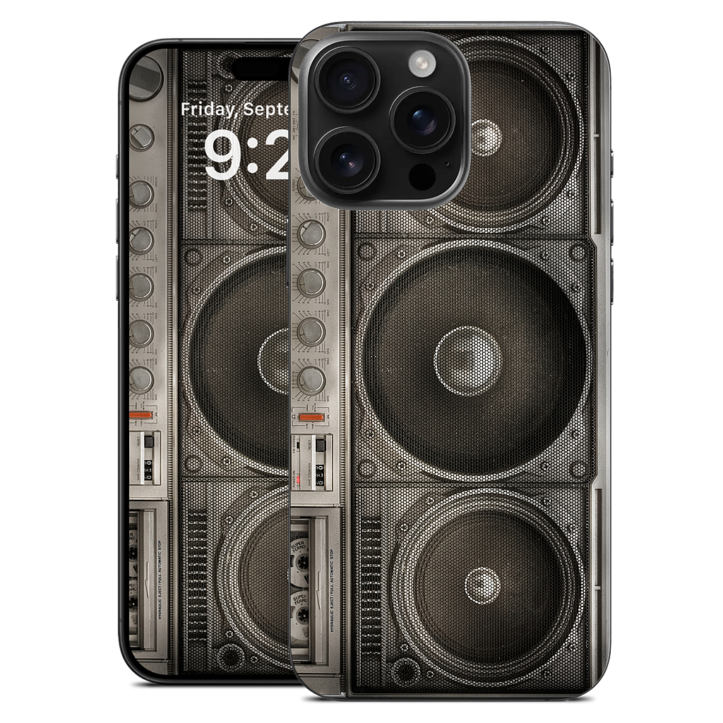 Boombox iPhone Skin