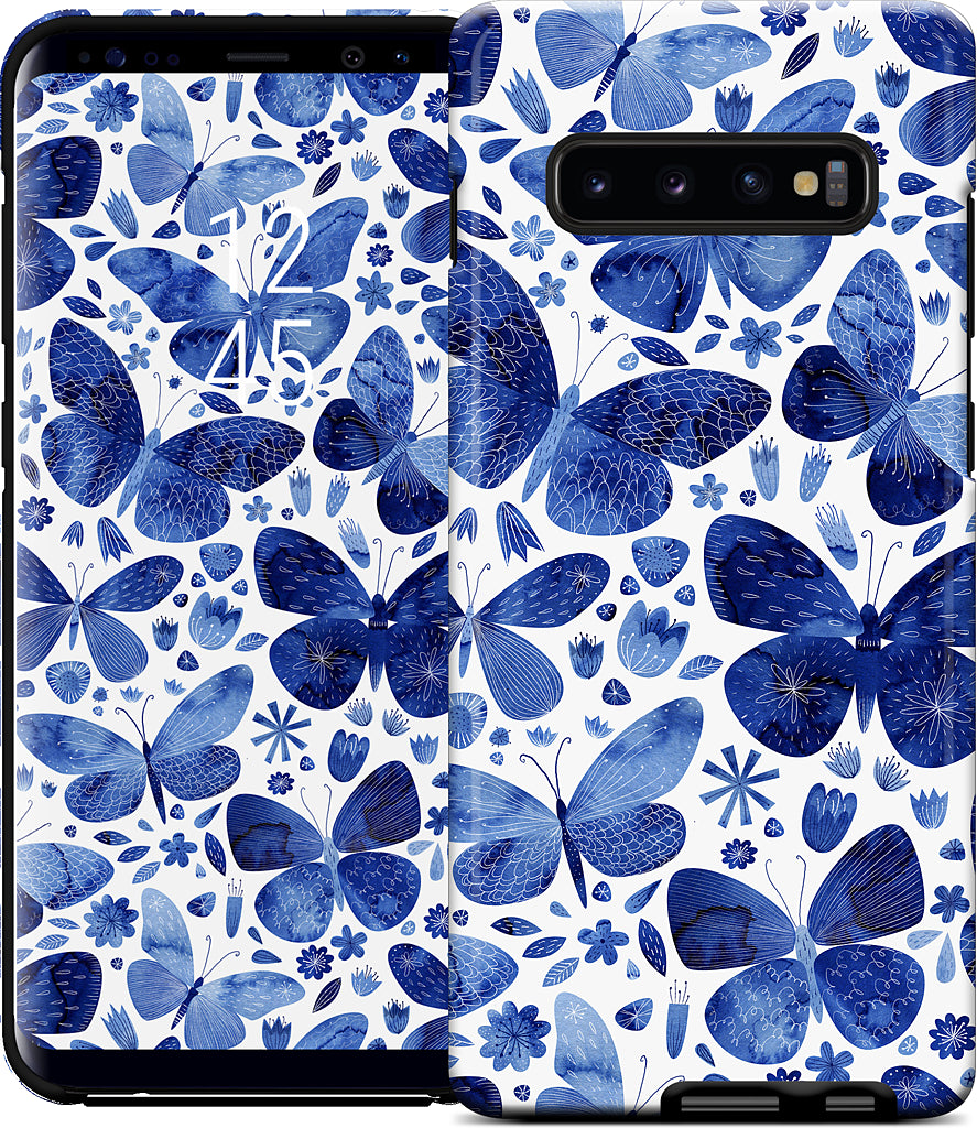 Blue Butterflies Samsung Case