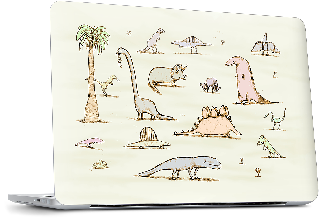 Dinosaurs MacBook Skin