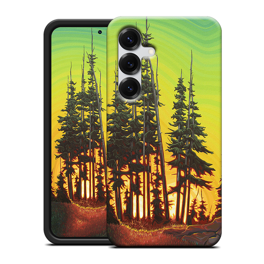 Green Skies At Night Samsung Case