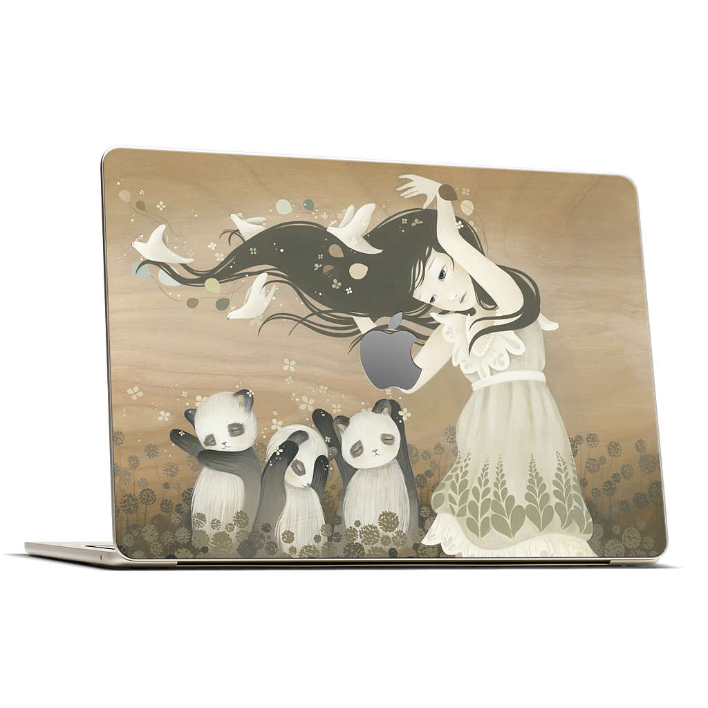 Leave The Hair And Go Free MacBook Skin