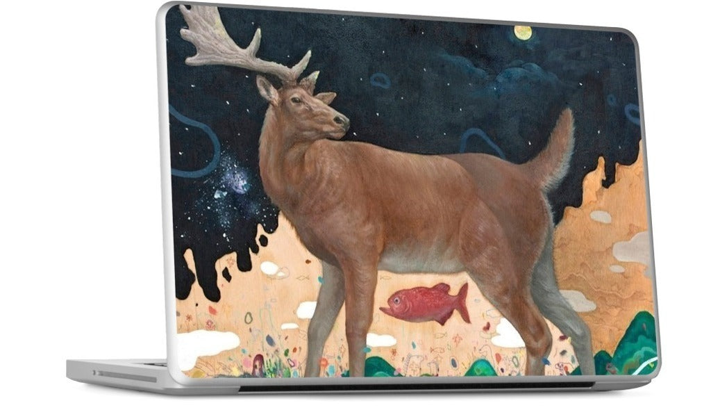A Relieved Deer MacBook Skin