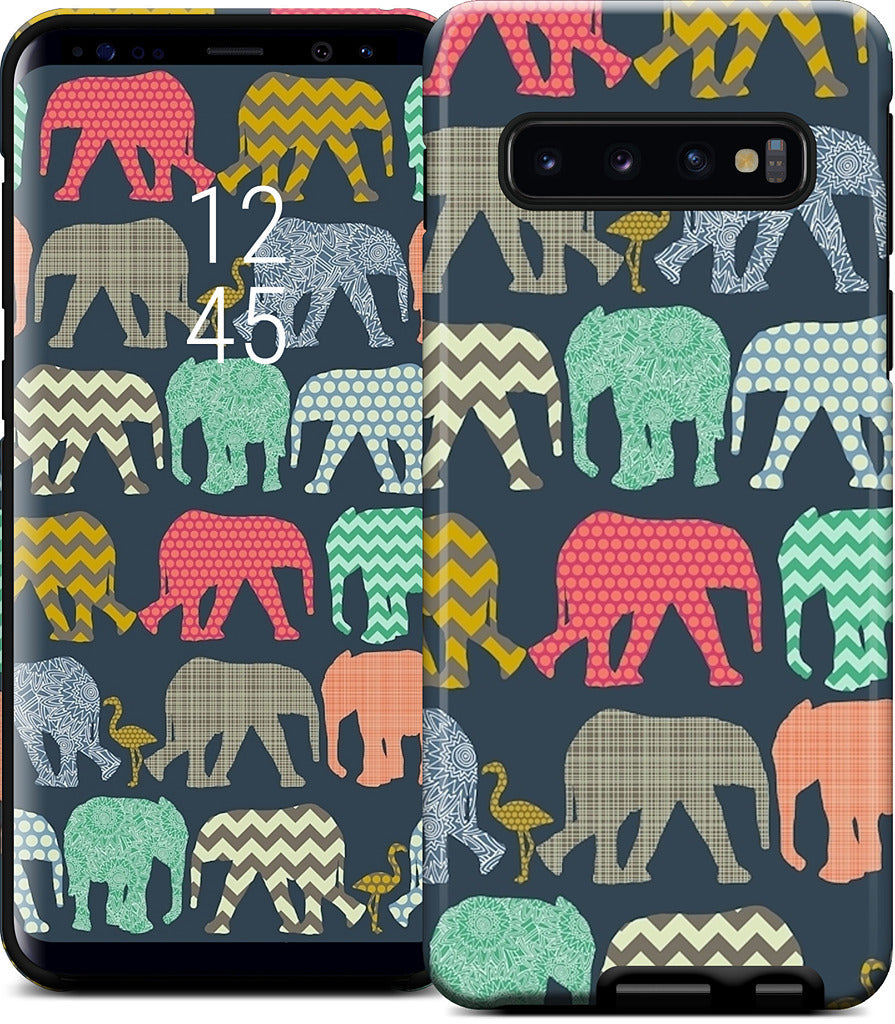 baby elephants and flamingos Samsung Case