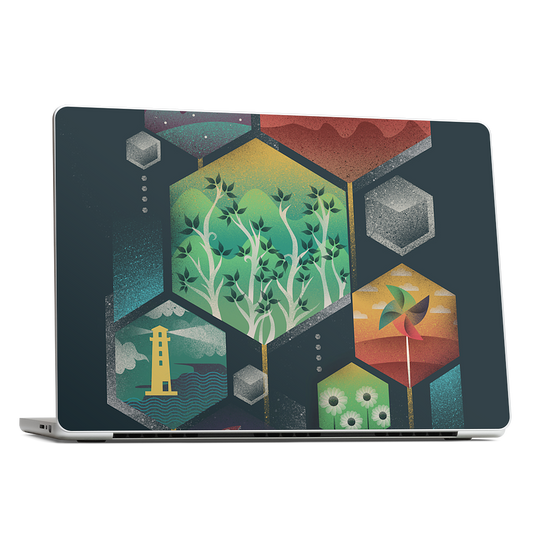 Geometrical Wonders MacBook Skin