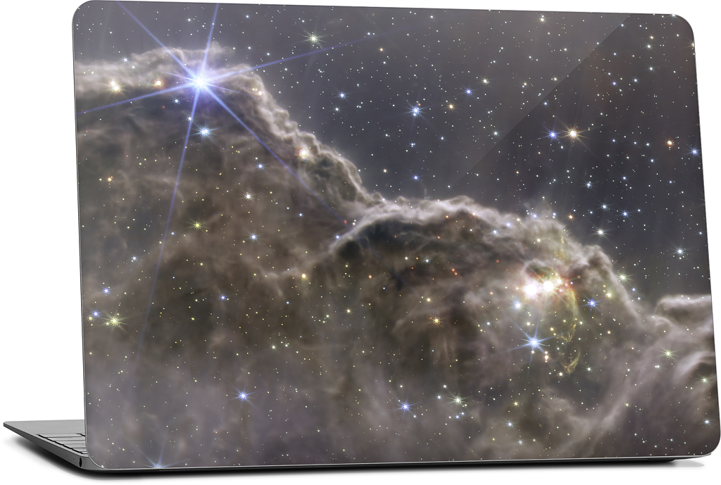 Cosmic Cliffs of Carina (MIRI and NIRCam Image) MacBook Skin