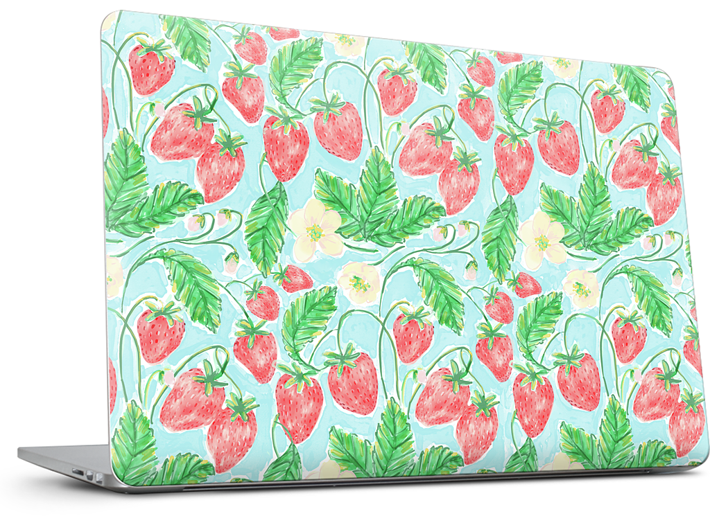 Wild Strawberries MacBook Skin