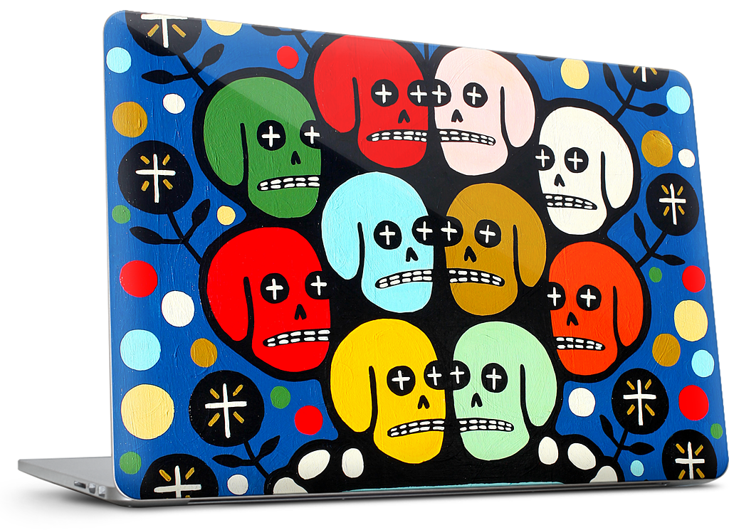 The Many Colors Of Death MacBook Skin