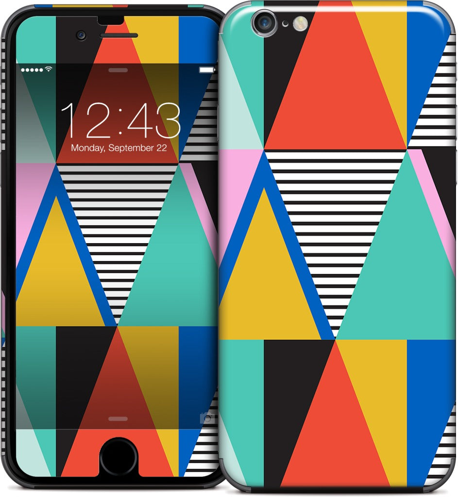 Graphic Triangles iPhone Skin