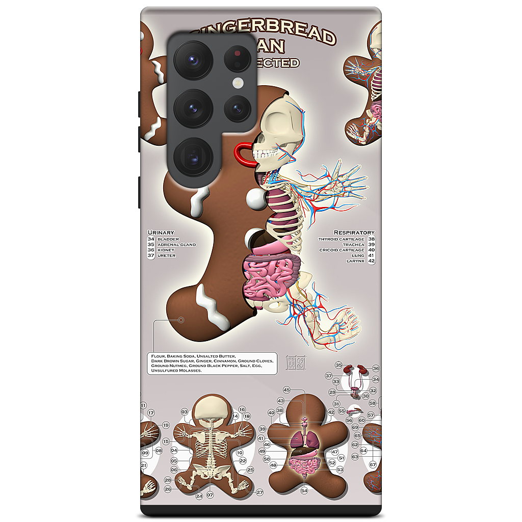 Gingerbread Man Dissected Samsung Case