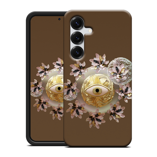 Golden Flowers Samsung Case