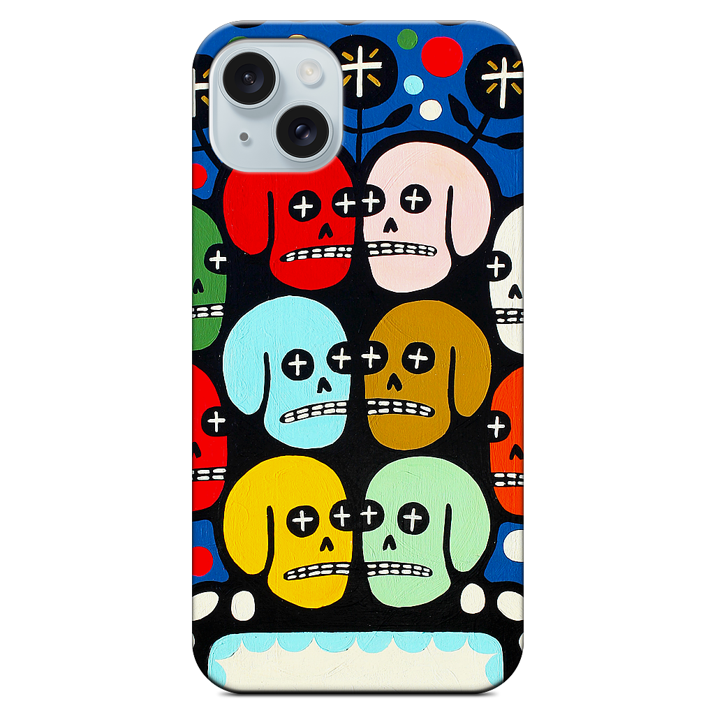 The Many Colors Of Death iPhone Case