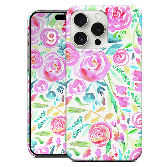 Sweet Floral Roses Pastel Bouquet iPhone Case