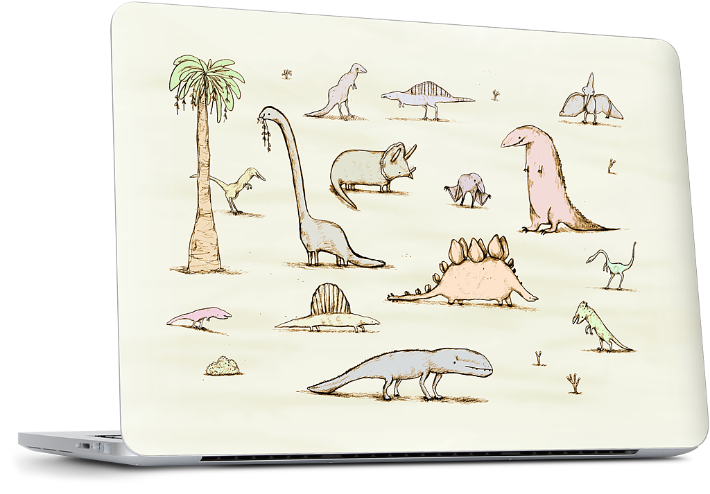 Dinosaurs MacBook Skin