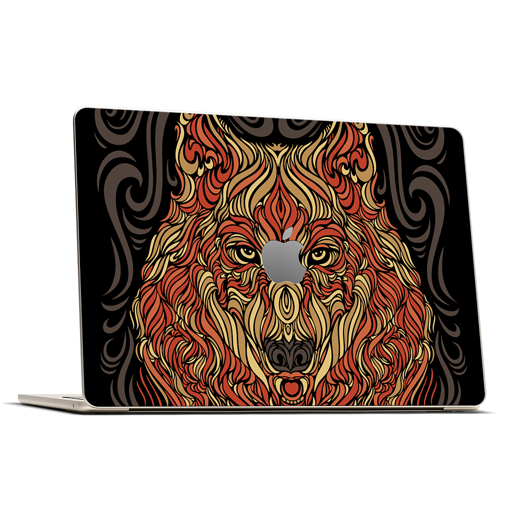 The Lone Wolf MacBook Skin
