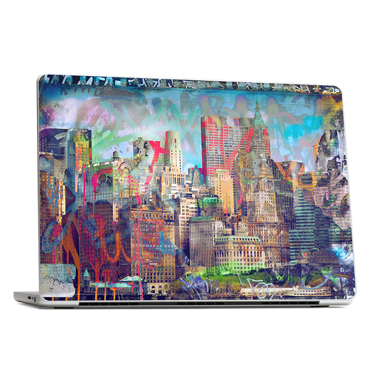 Graffiti Skyline MacBook Skin
