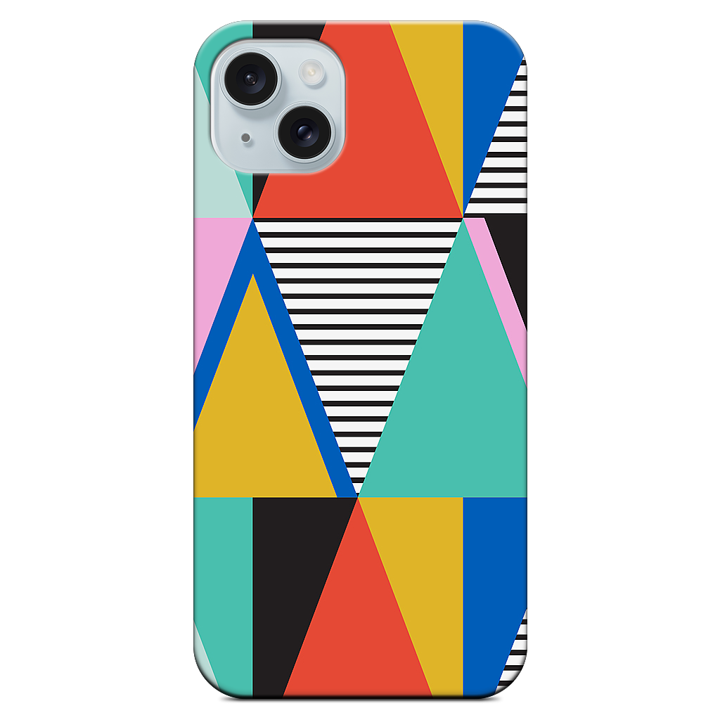 Graphic Triangles iPhone Case