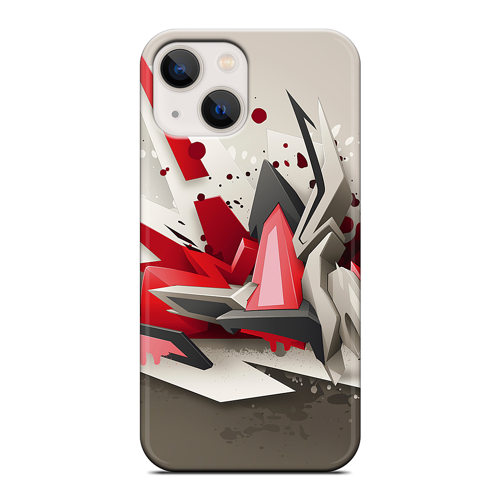 Red Metal iPhone Case