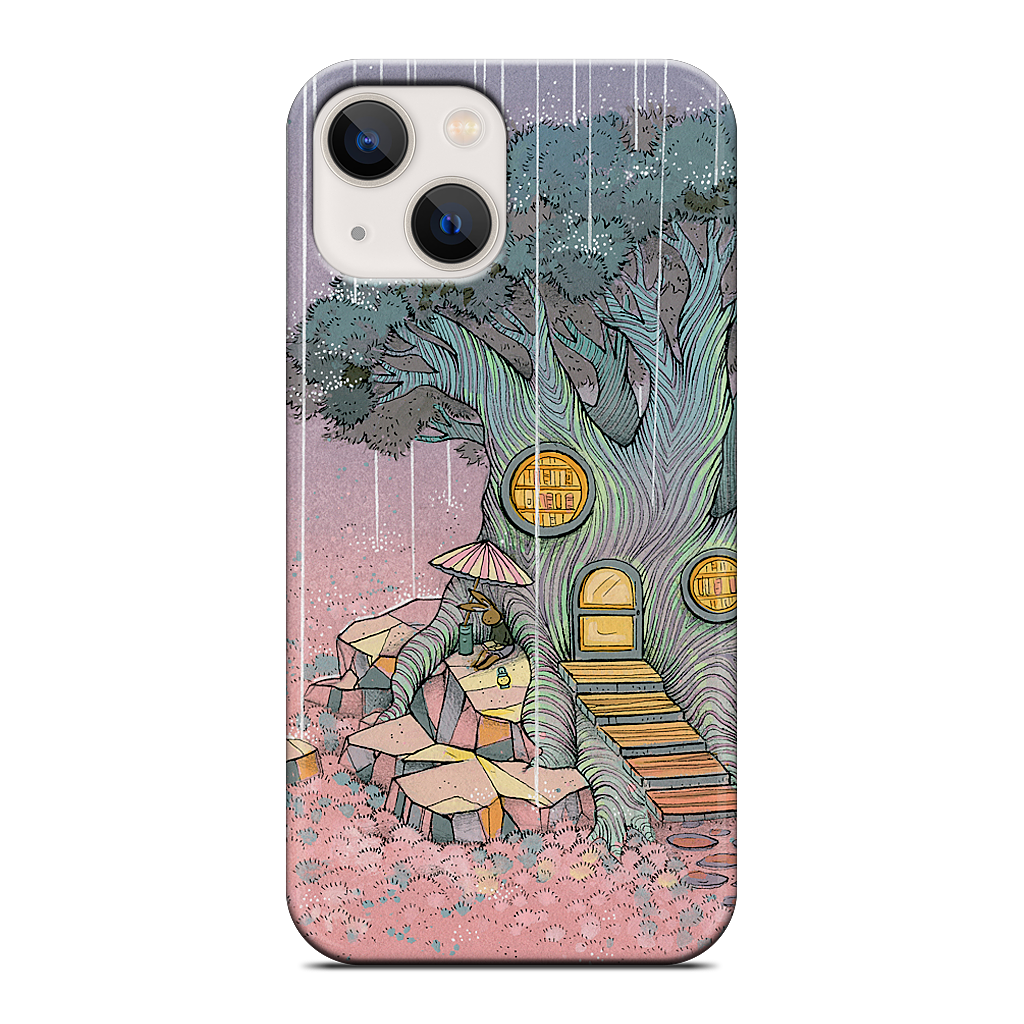 Rainy Day In The Library iPhone Case