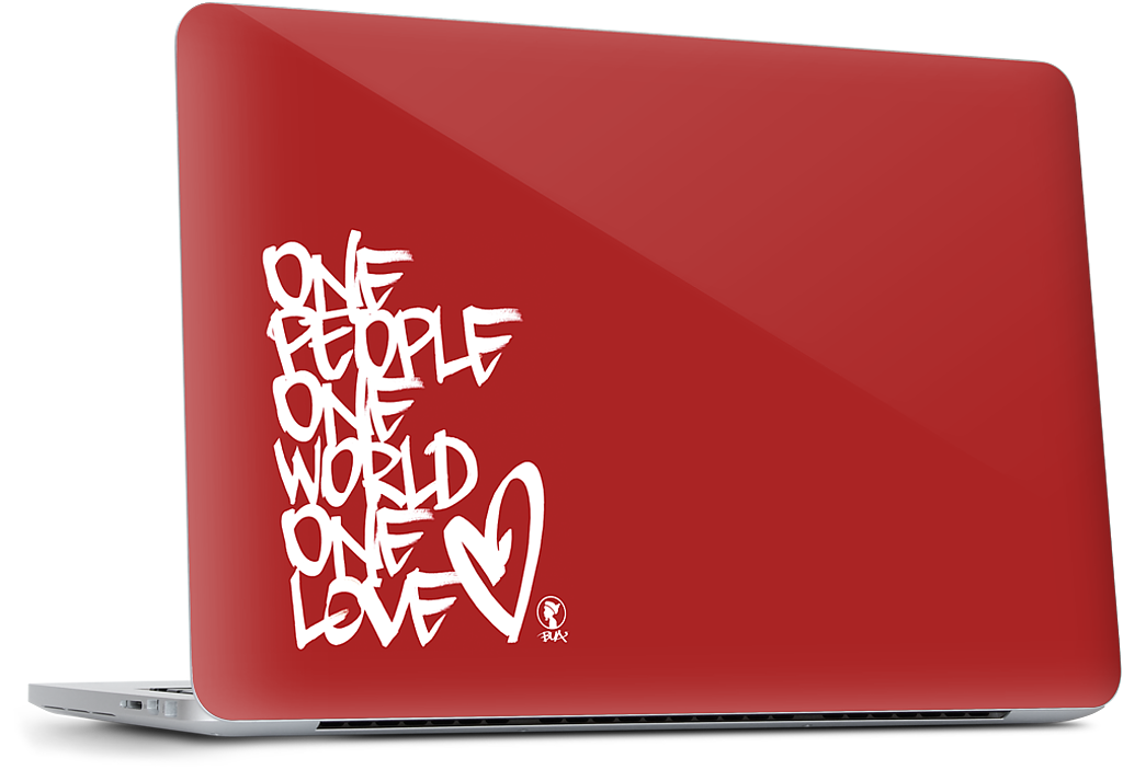 One People, One World, One Love Dell Laptop Skin