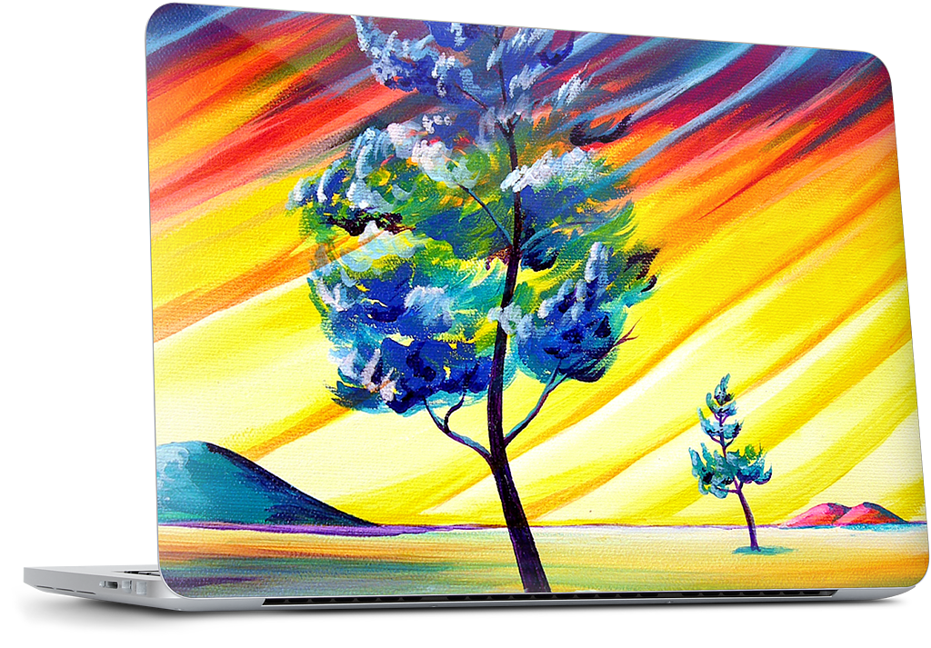 Thick Frost Sunset Glow MacBook Skin