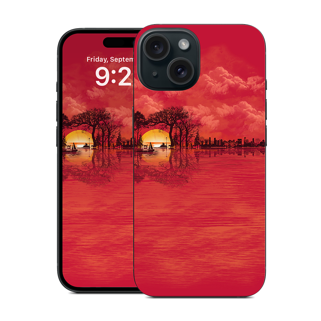 Musical Sunset iPhone Skin