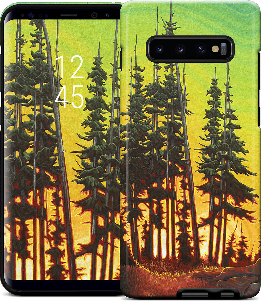 Green Skies At Night Samsung Case