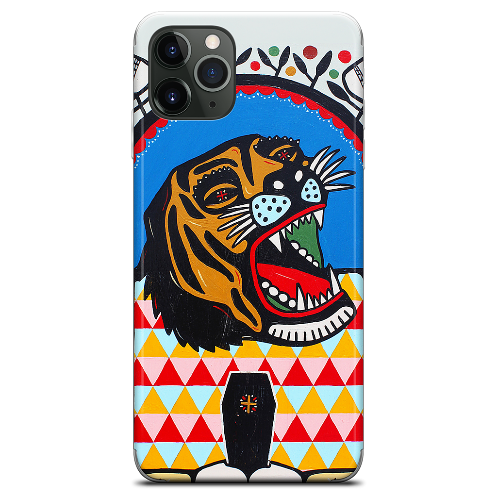 Tiger Coffin iPhone Skin