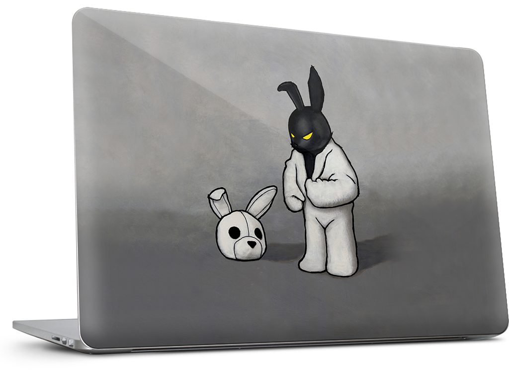 Black In White MacBook Skin