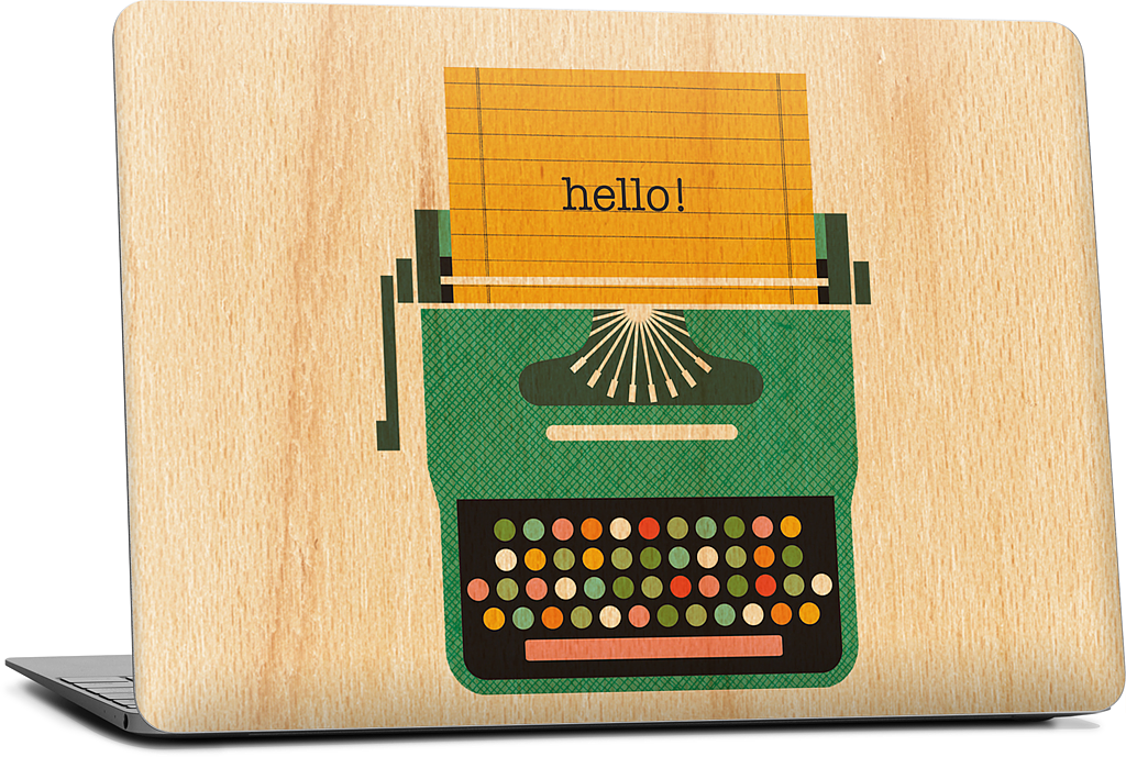 Typewriter MacBook Skin