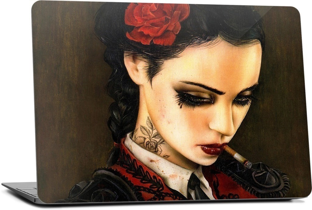 Bull Fight Her MacBook Skin