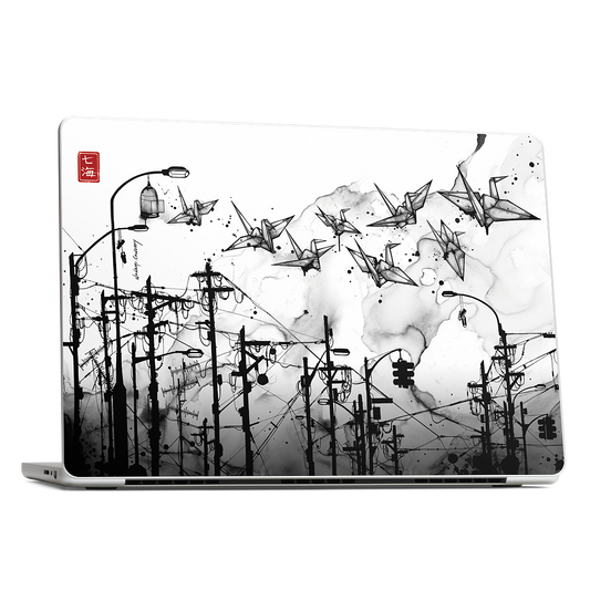 Cable Cranes MacBook Skin