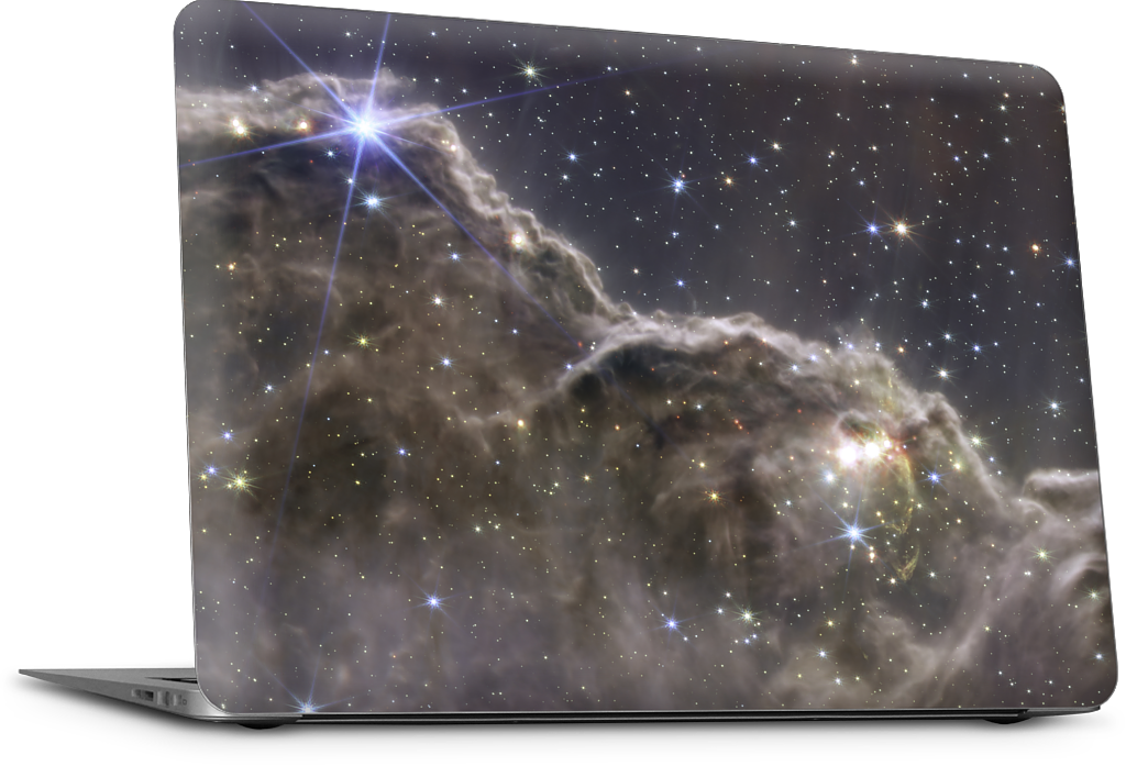 Cosmic Cliffs of Carina (MIRI and NIRCam Image) MacBook Skin