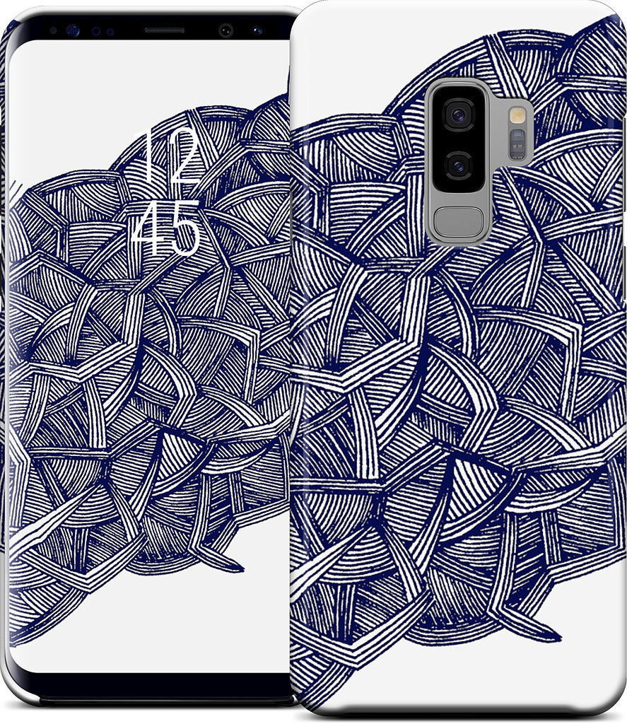 blue lines Samsung Case