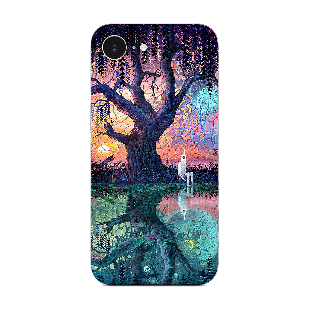 On the Banks of Broken Worlds iPhone Skin